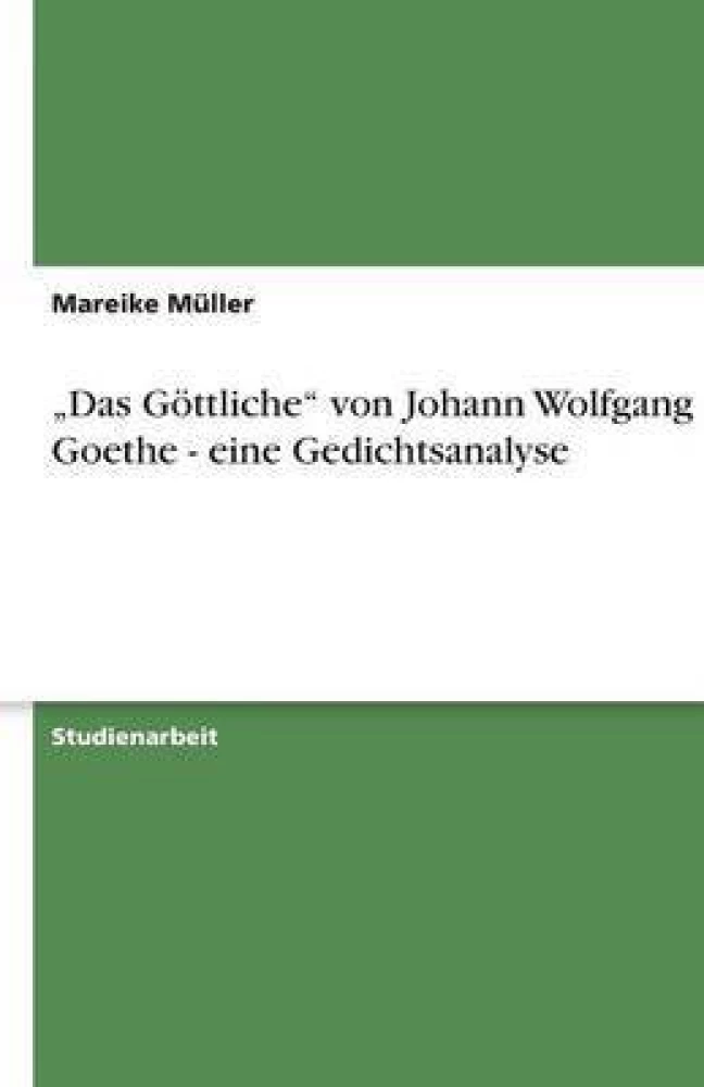 Das Göttlich Goethe