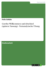 Goethe Abschied