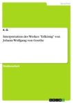 Goethe Der Fischer