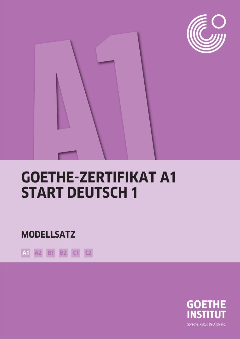 Prüfung A1 Goethe