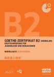 Goethe Zertifikat B2 Modellsatz